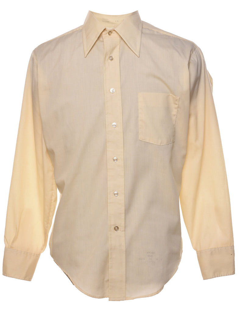 Pale Yellow Shirt - M