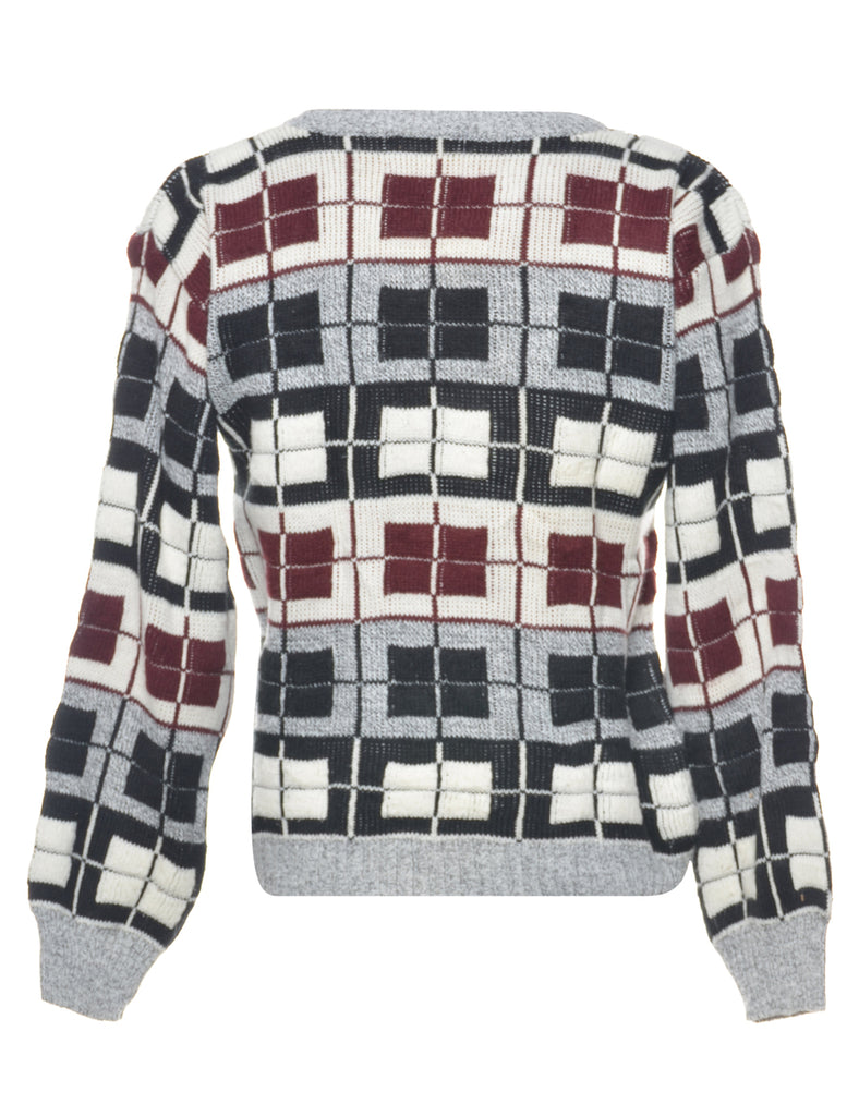 Patterned Multi-colour Jumper - S