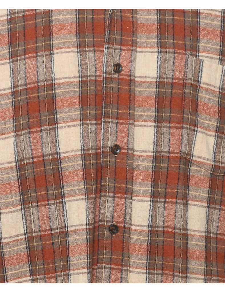 Pendleton Checked Flannel Shirt - L