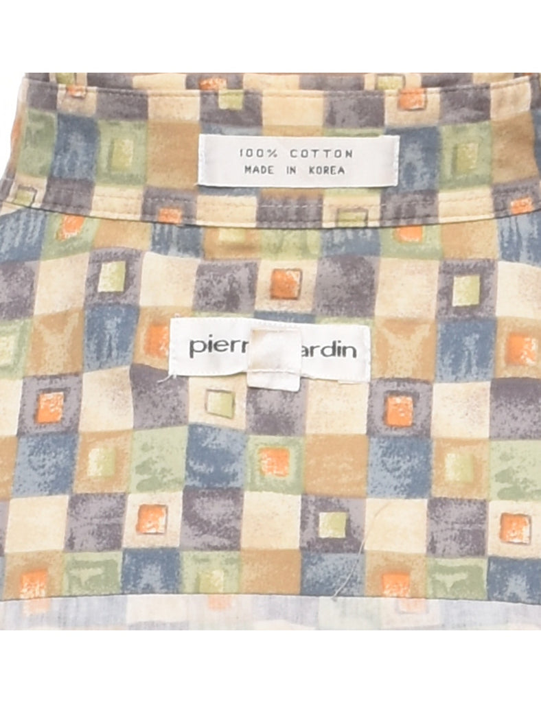 Pierre Cardin Multi-Colour Geometric Print Shirt - XL