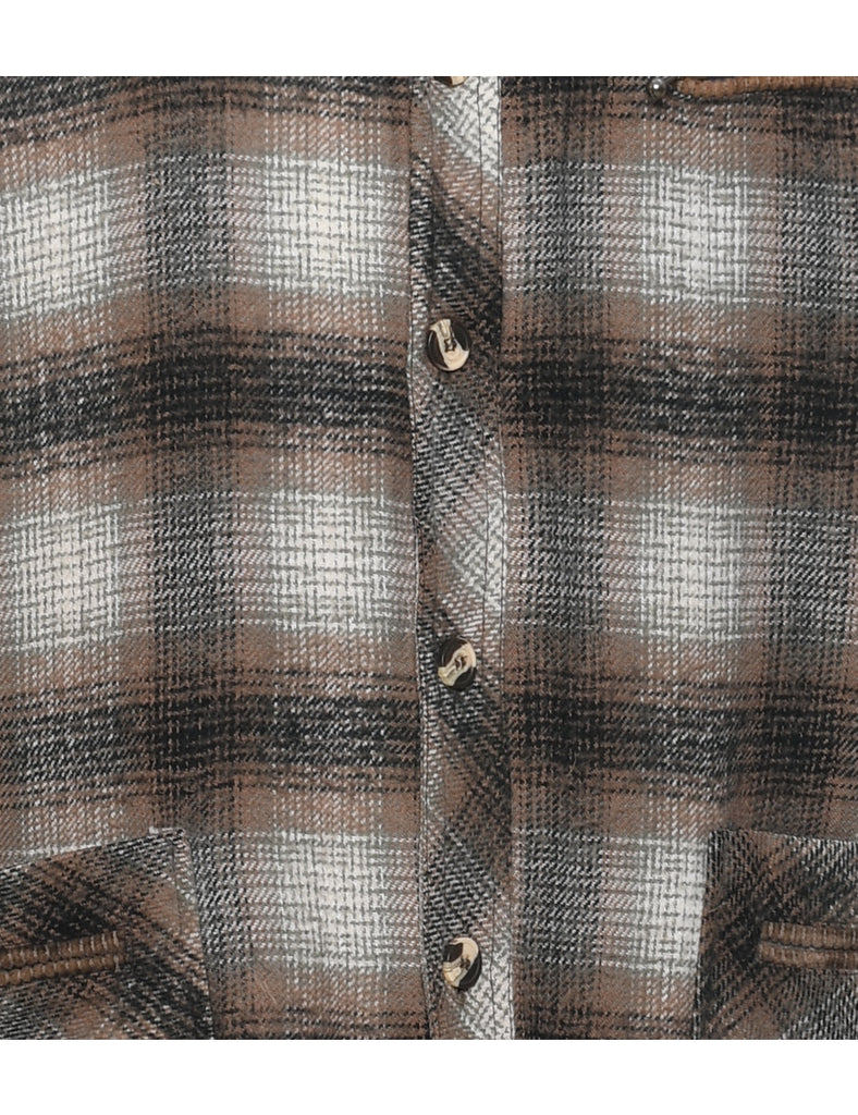 Plaid Coat - XL