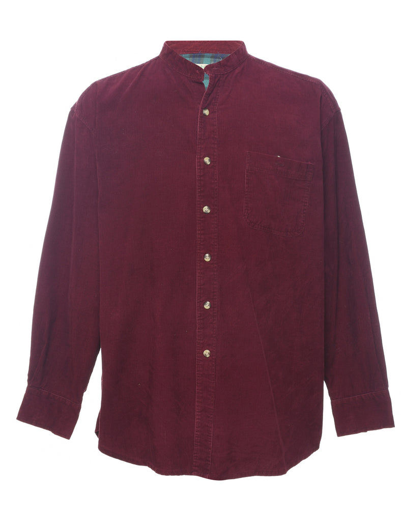 Plum Corduroy Shirt - M