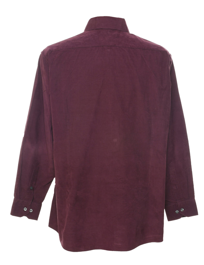 Plum Corduroy Shirt - XL