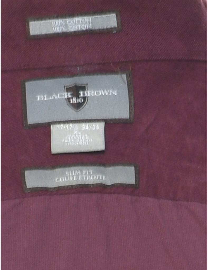 Plum Corduroy Shirt - XL