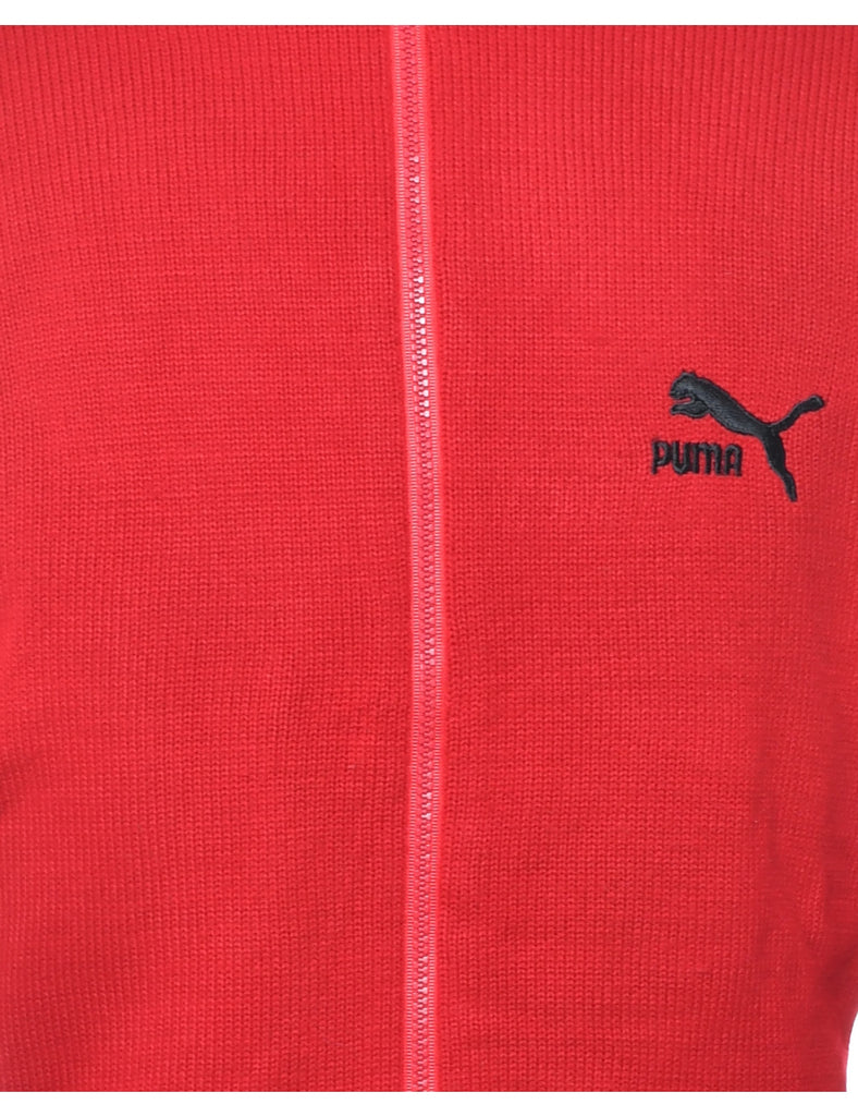 Puma Red Cardigan - L