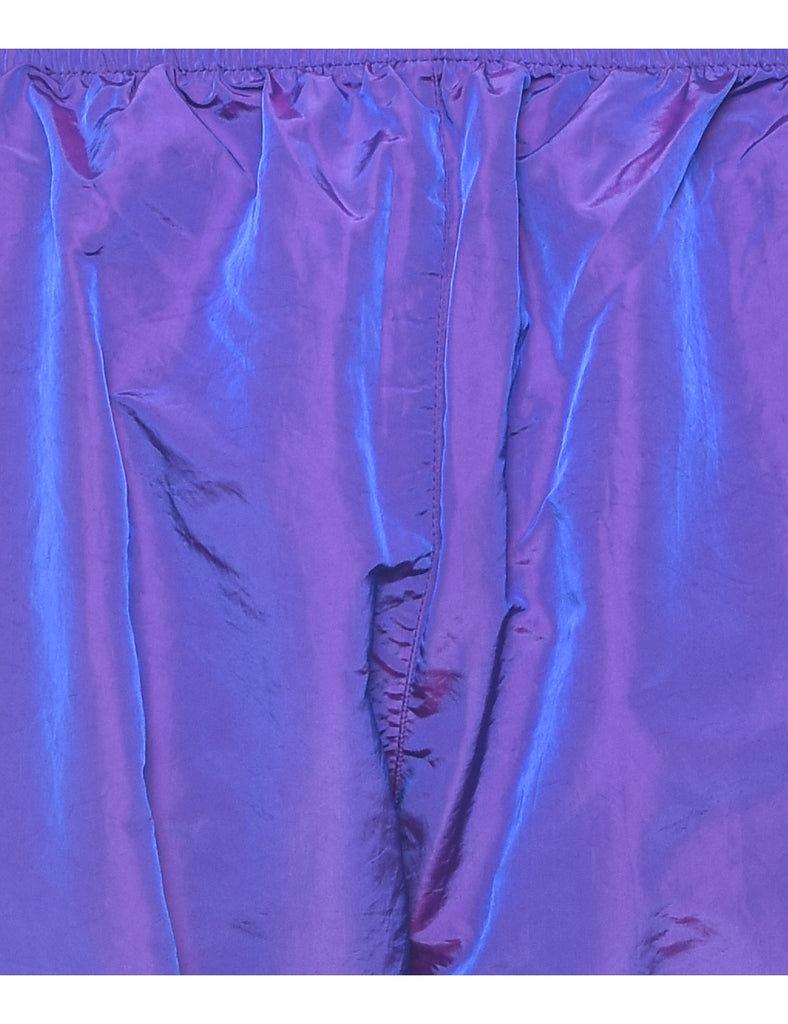 Purple 1980s Track Pants - W34 L31