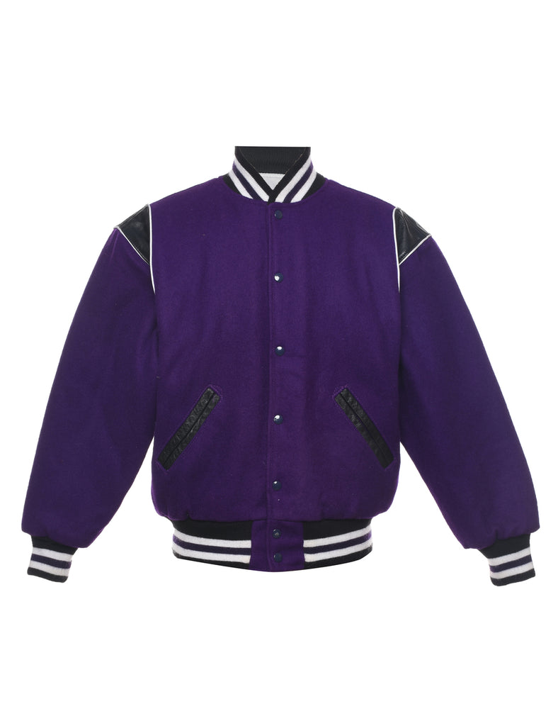 Purple Bomber Jacket - L