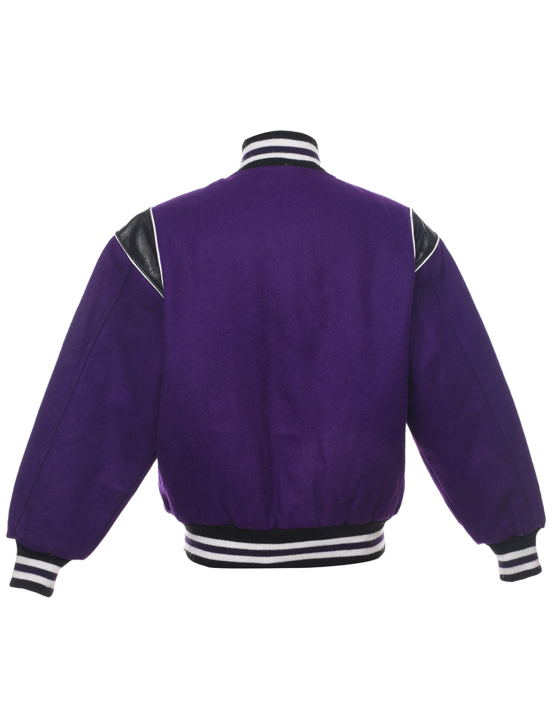 Purple Bomber Jacket - L