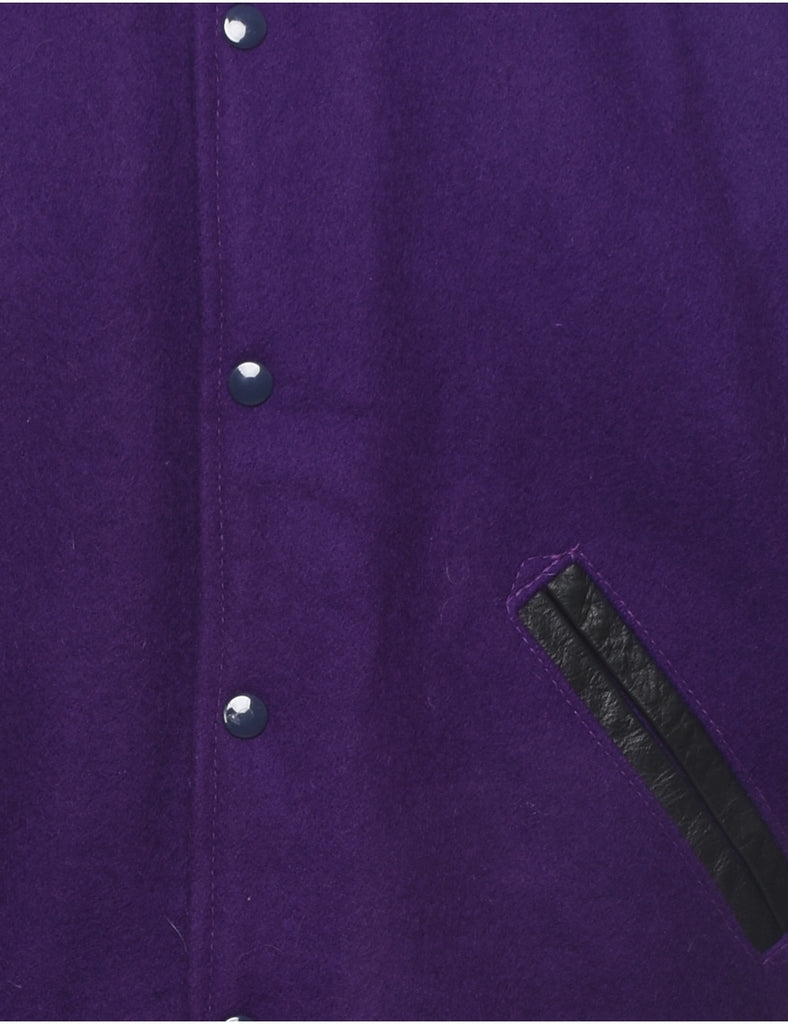 Purple Bomber Jacket - L