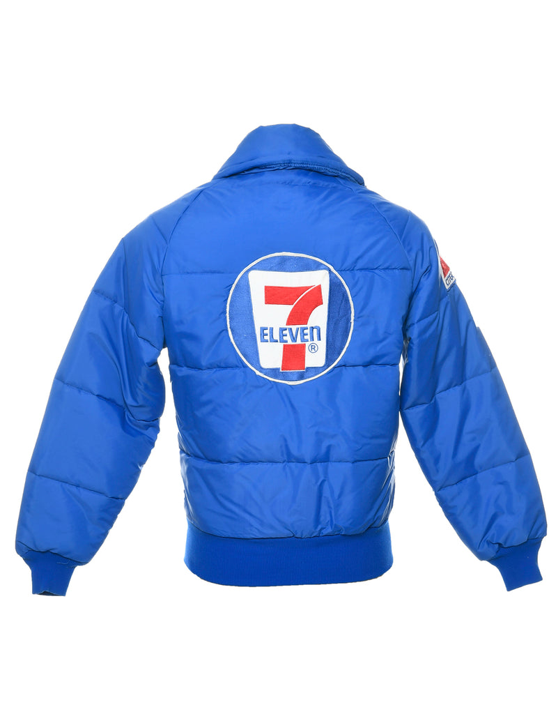 Quilted Blue Jacket - S