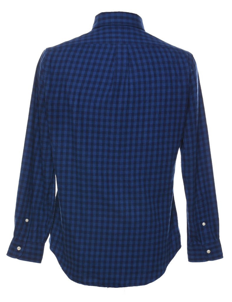 Ralph Lauren Blue & Black Checked Shirt - S