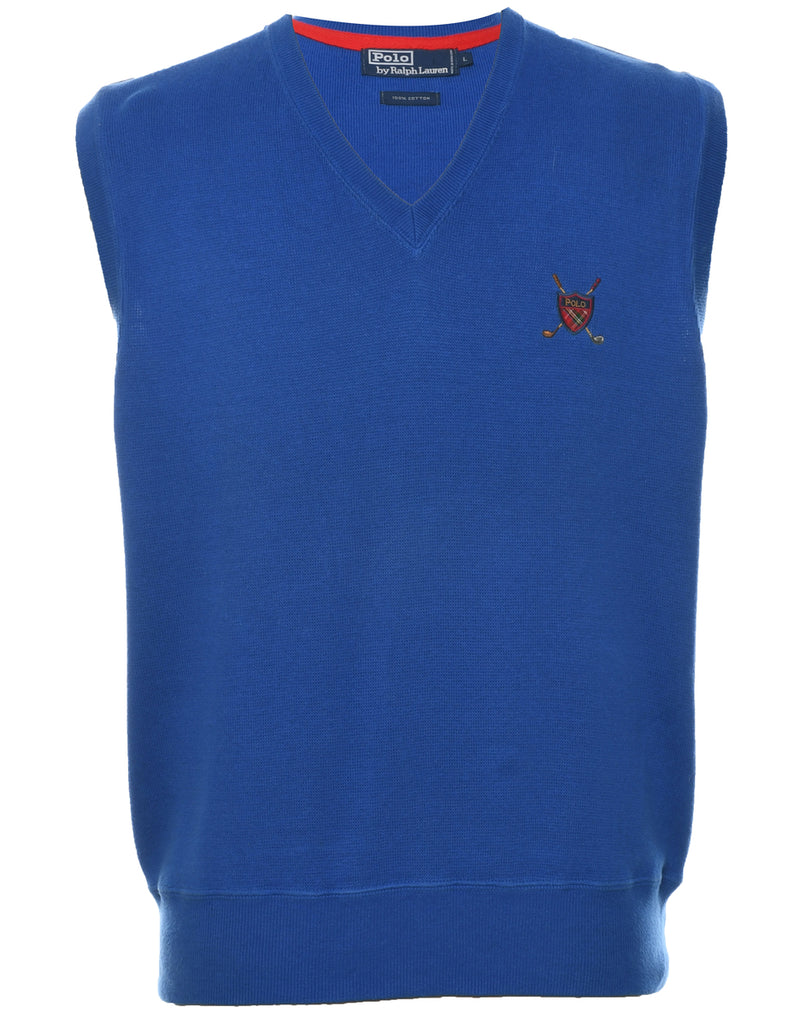 Ralph Lauren Blue Vest - L