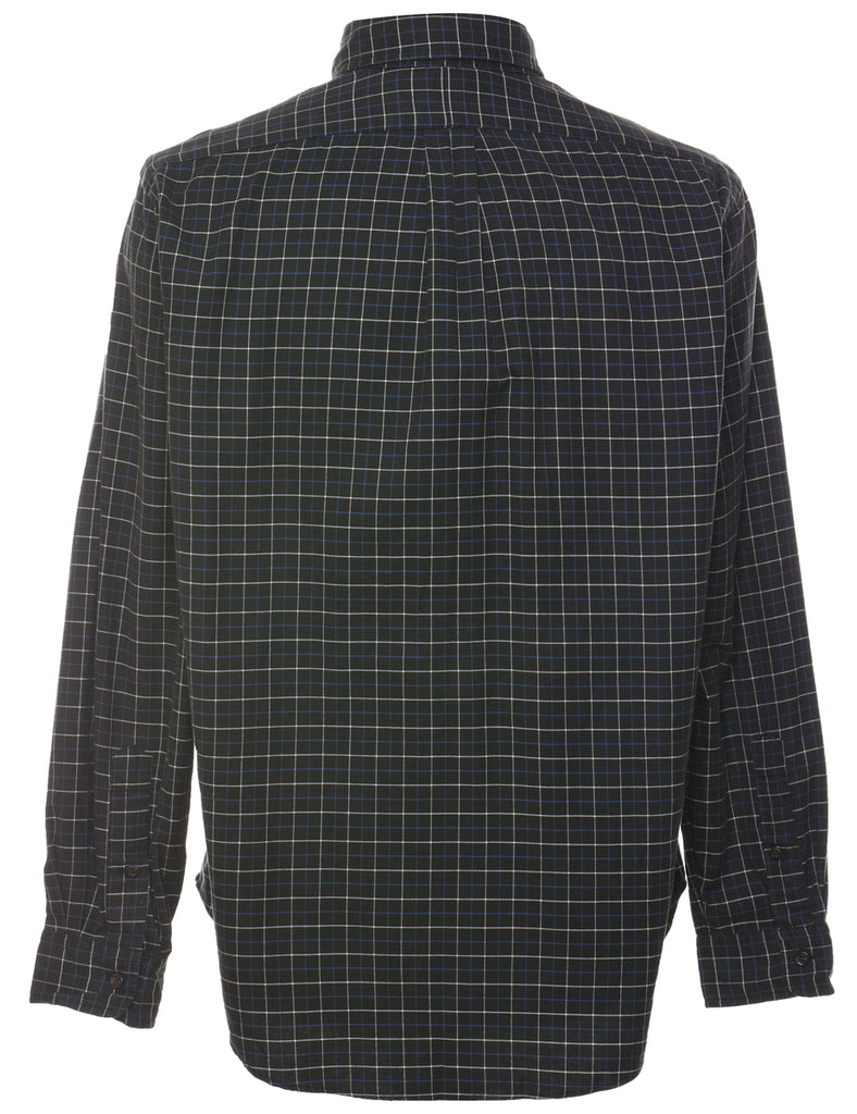 Ralph Lauren Checked Black Shirt - M