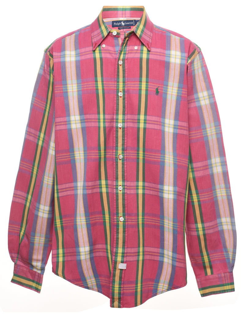 Ralph Lauren Denim Checked Shirt - L