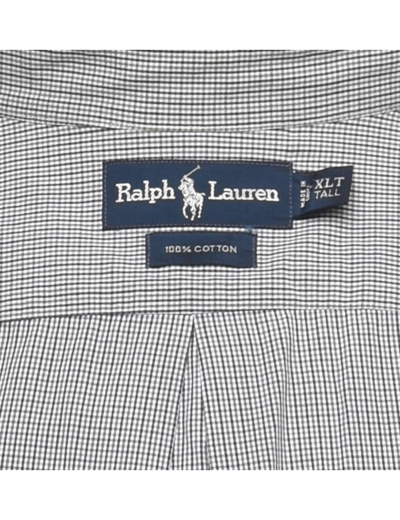 Ralph Lauren Grey Checked Shirt - XL