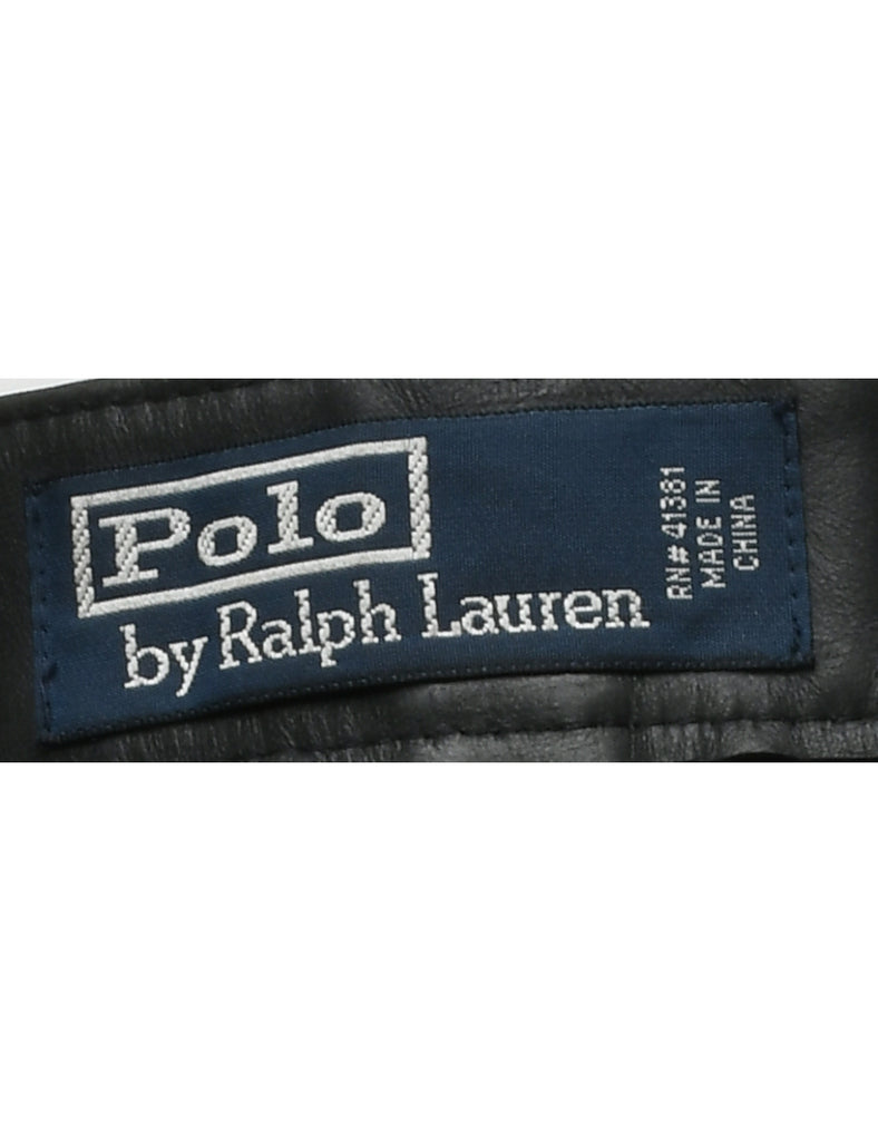 Ralph Lauren Leather Trousers - W34 L34