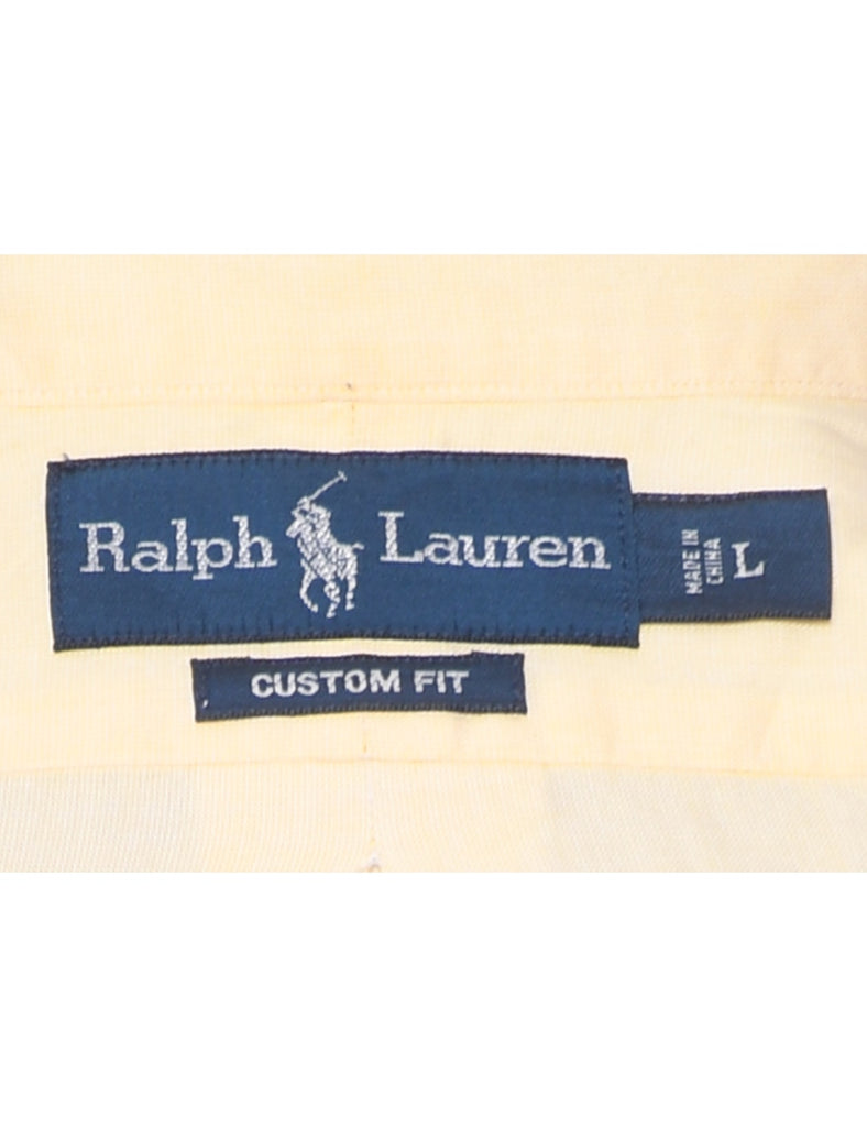 Ralph Lauren Pale Yellow Shirt - L