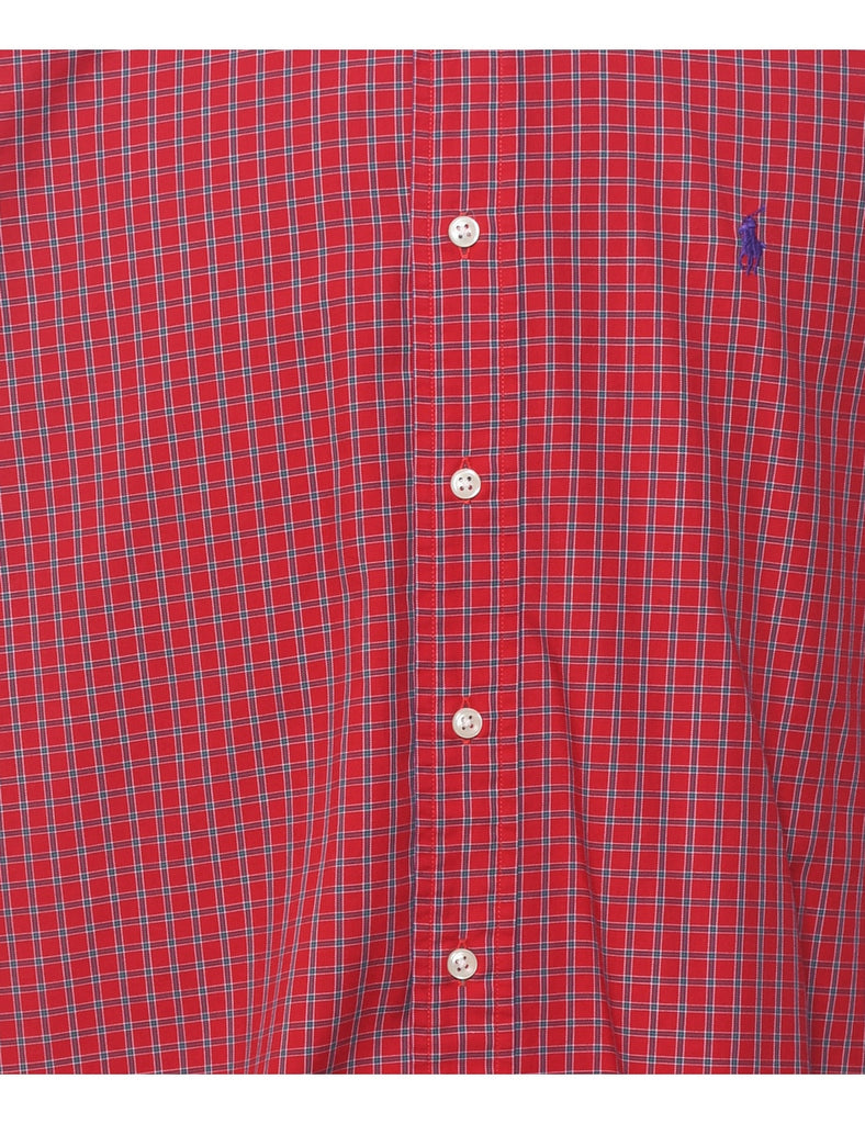 Ralph Lauren Red Checked Shirt - M