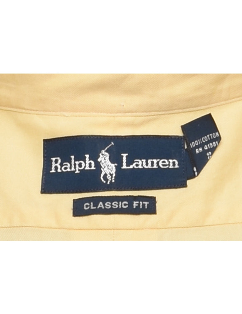 Ralph Lauren Smart Pale-Yellow Shirt - XL