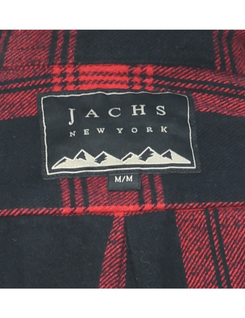 Red & Black Checked Shirt - M