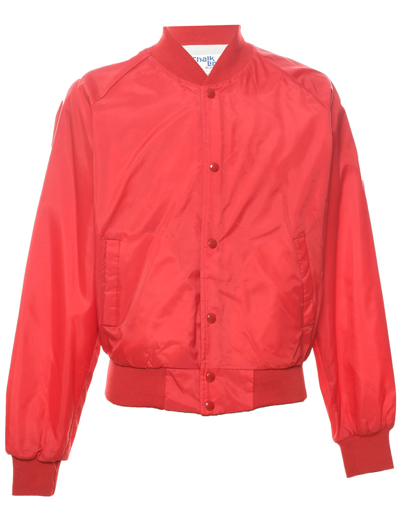 Red Bomber Jacket - L