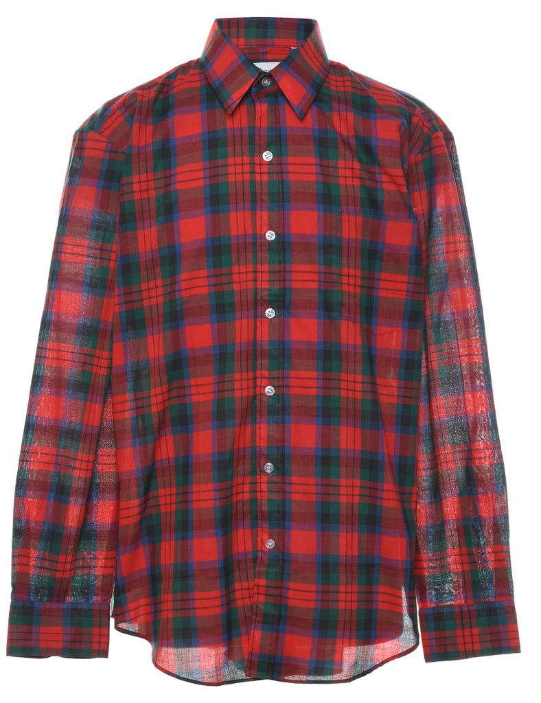 Red Checked Shirt - L