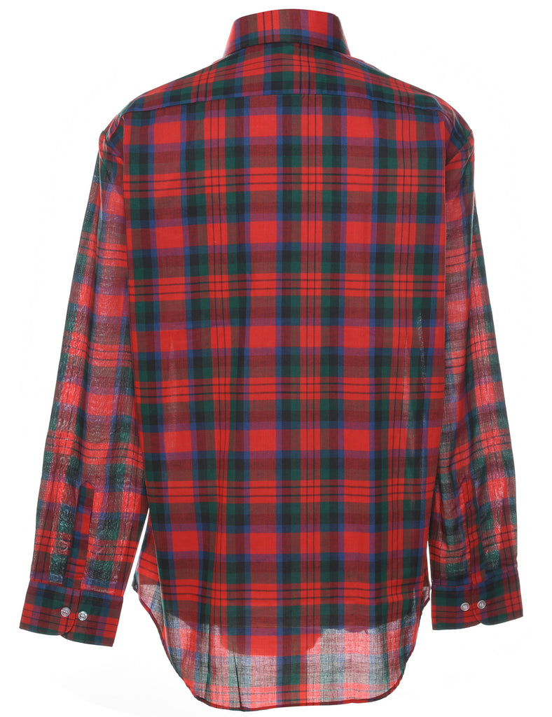 Red Checked Shirt - L