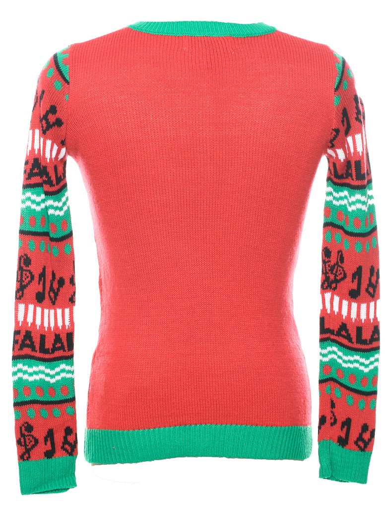 Red Christmas Jumper - S