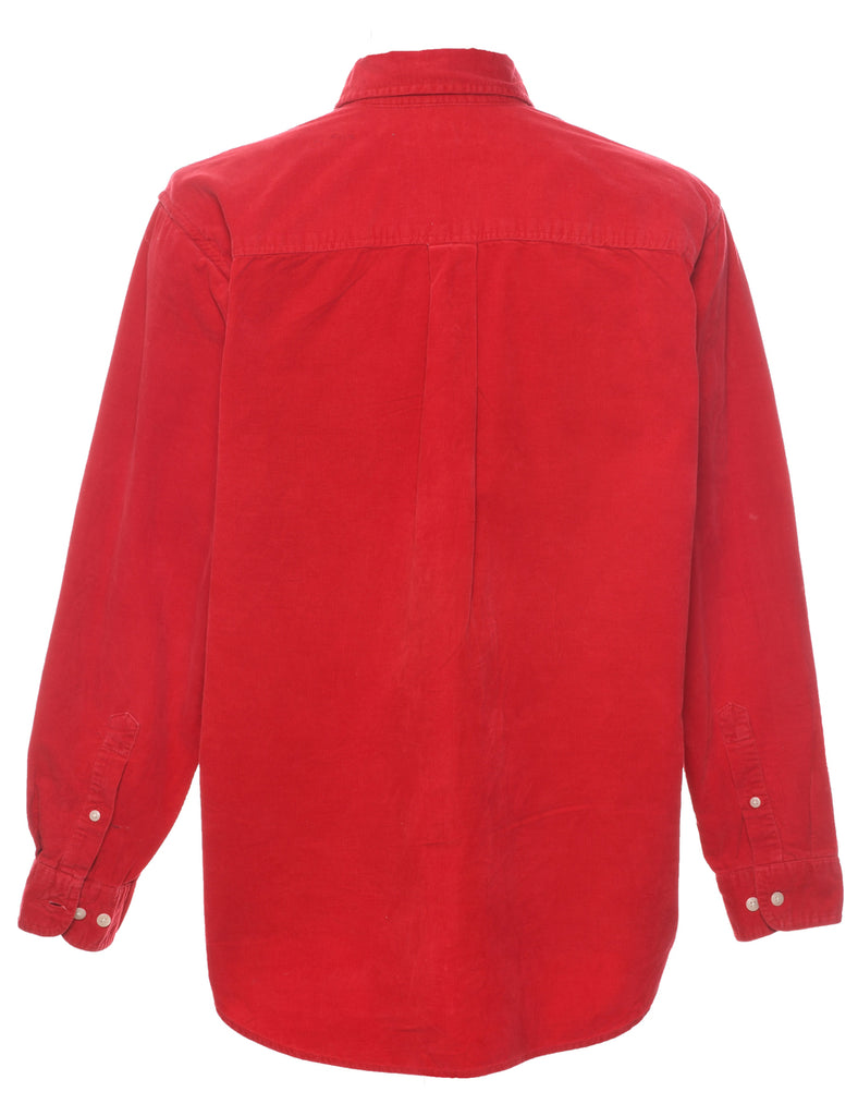 Red Corduroy Shirt - M