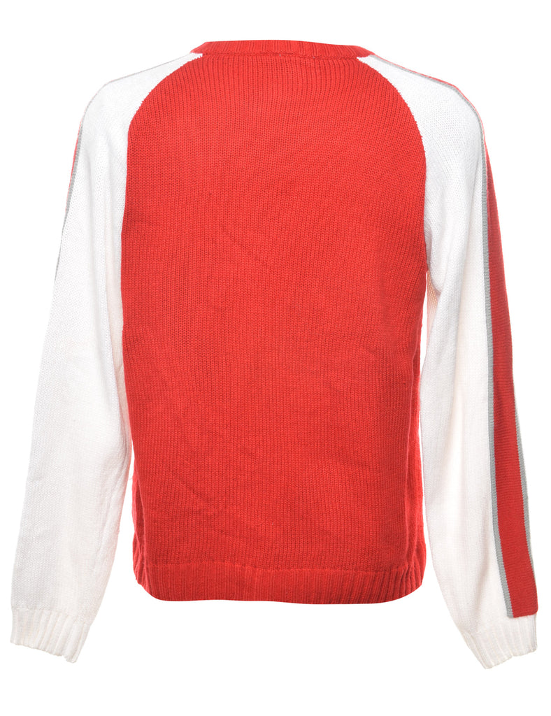 Red South Pole Jumper - L