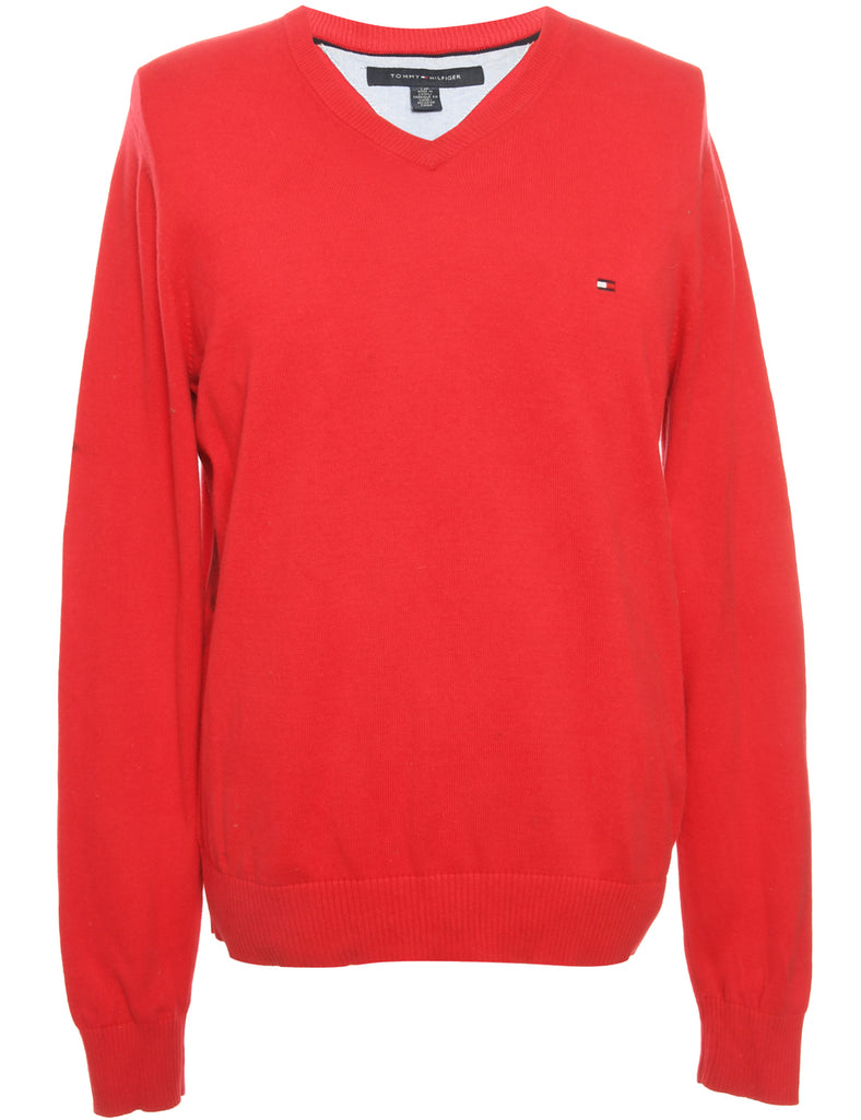 Red Tommy Hilfiger Jumper - S