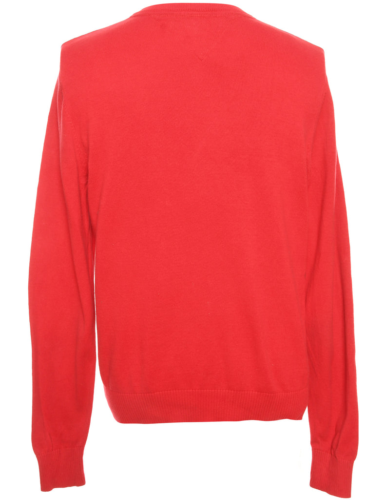 Red Tommy Hilfiger Jumper - S