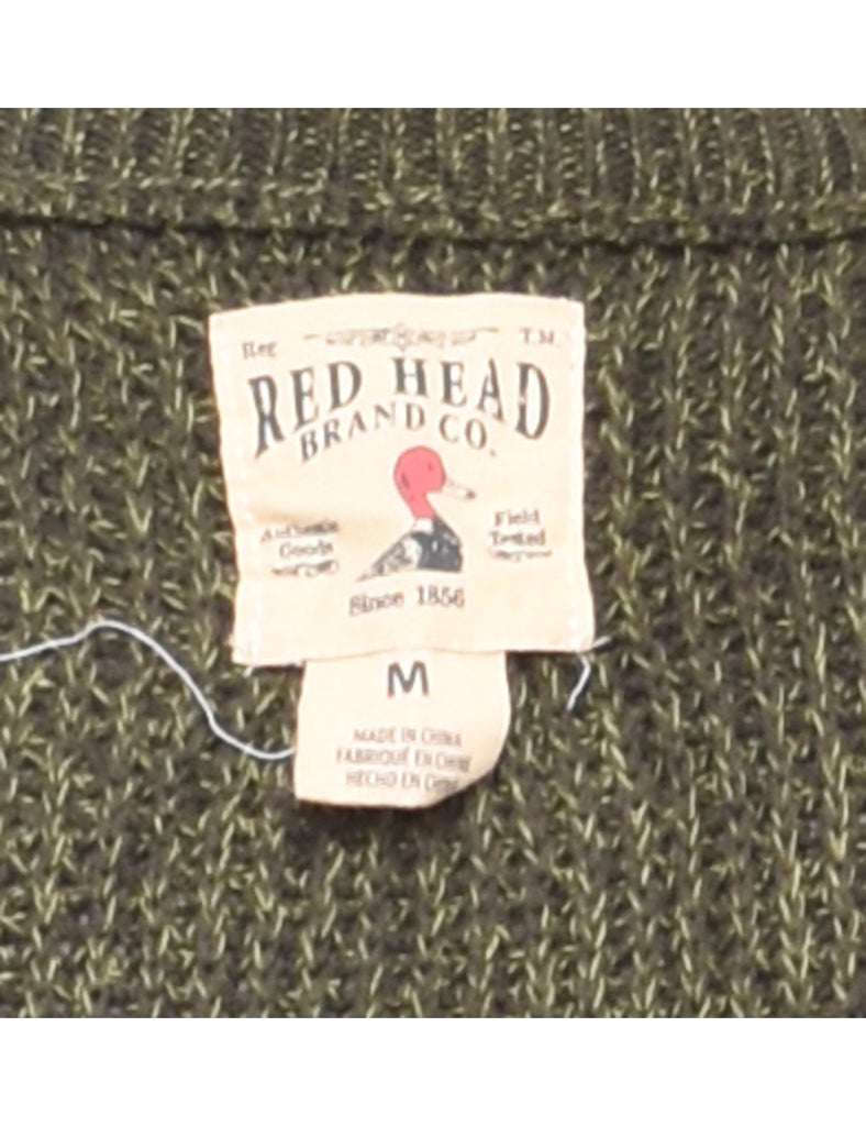 RedHead Olive Green Jumper - M