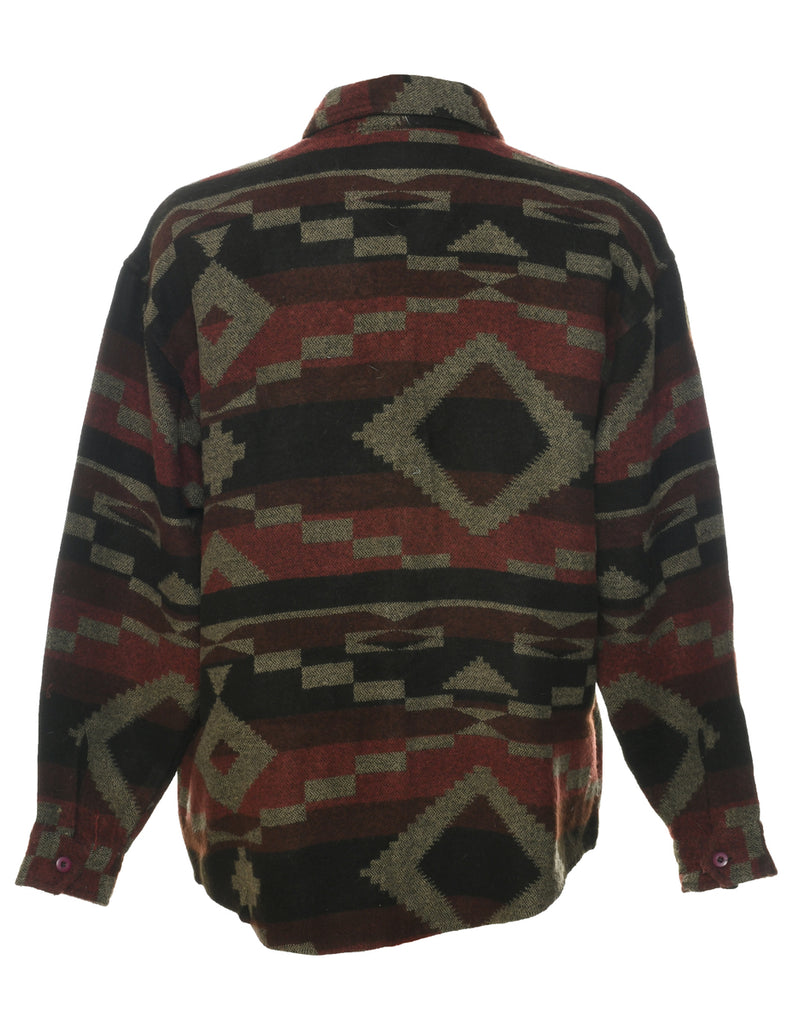 Roper Aztec Pattern Shirt - M