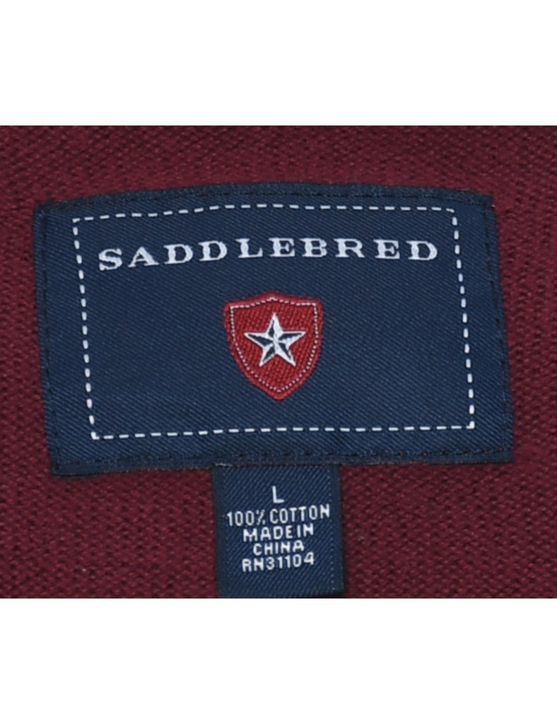 Saddlebred Maroon Vest - L