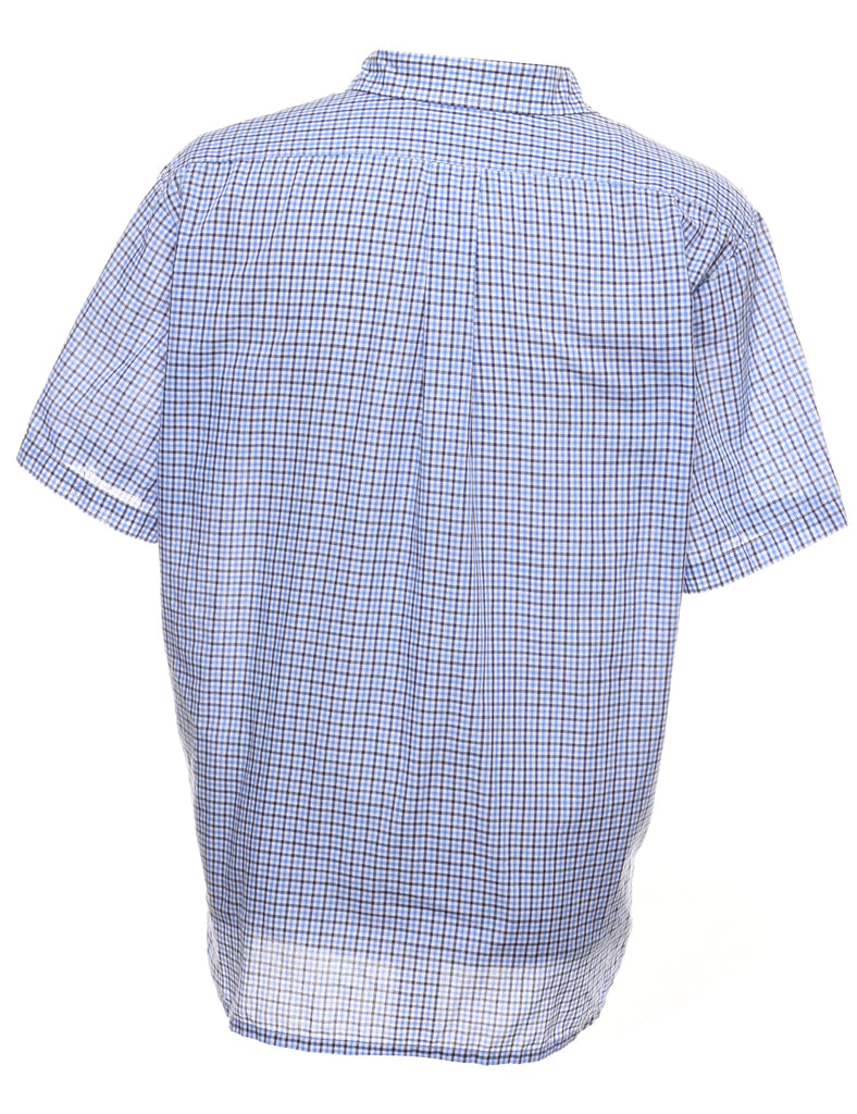 Short Sleeve Checked Shirt - XL