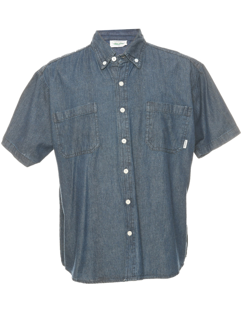 Short Sleeve Denim Shirt - M