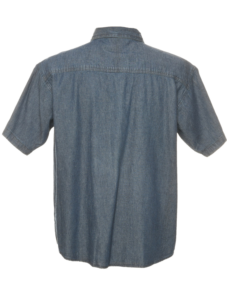 Short Sleeve Denim Shirt - M