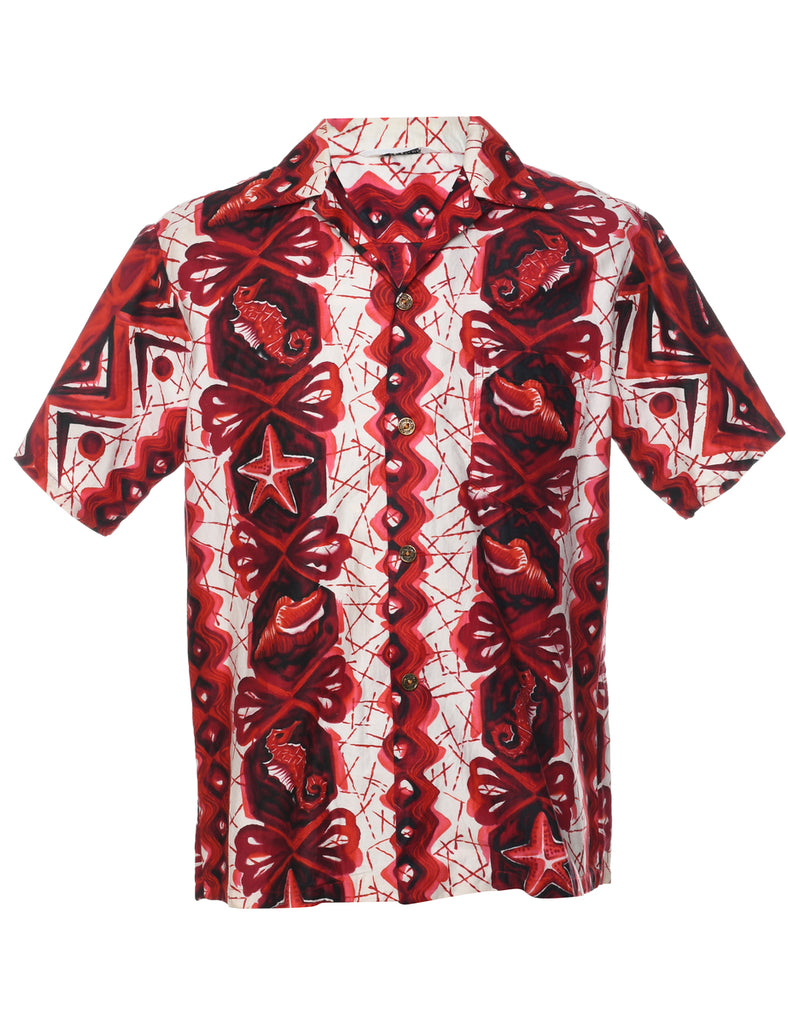 Short Sleeve Hawaiian Shirt - M