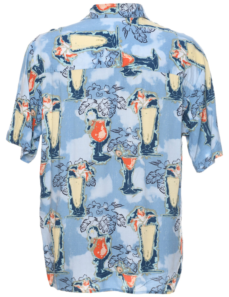 Short Sleeve Hawaiian Shirt - S