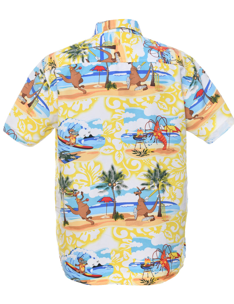 Short Sleeve Hawaiian Shirt - S