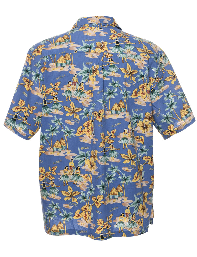 Short Sleeve Hawaiian Shirt - L