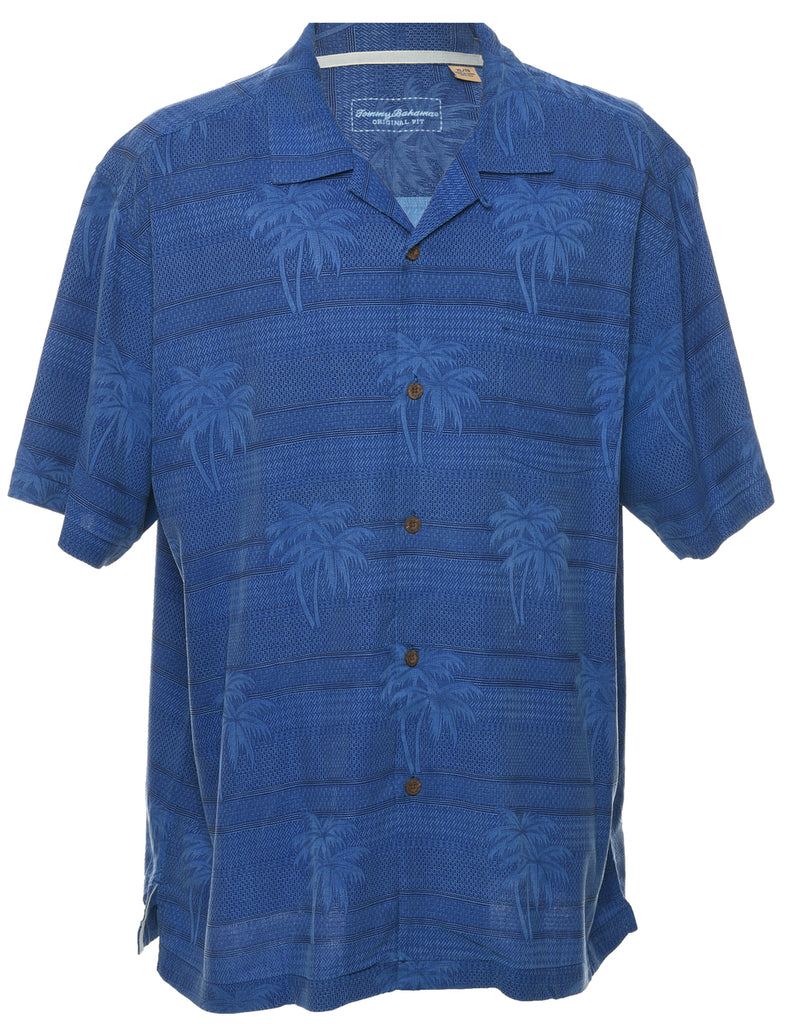 Silk Tropical Hawaiian Shirt - XL