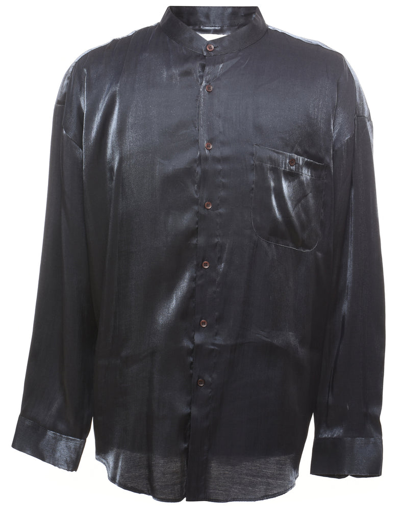 Silver Classic Shiny Shirt - XL