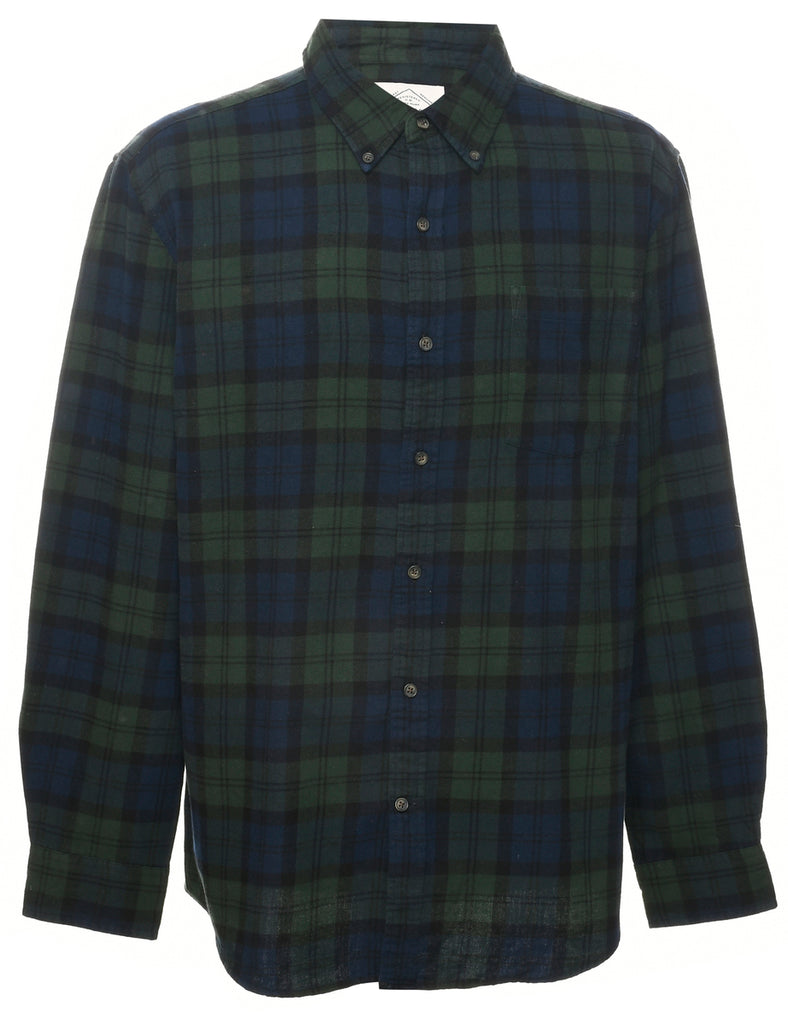 St John's Bay Checked Shirt - L