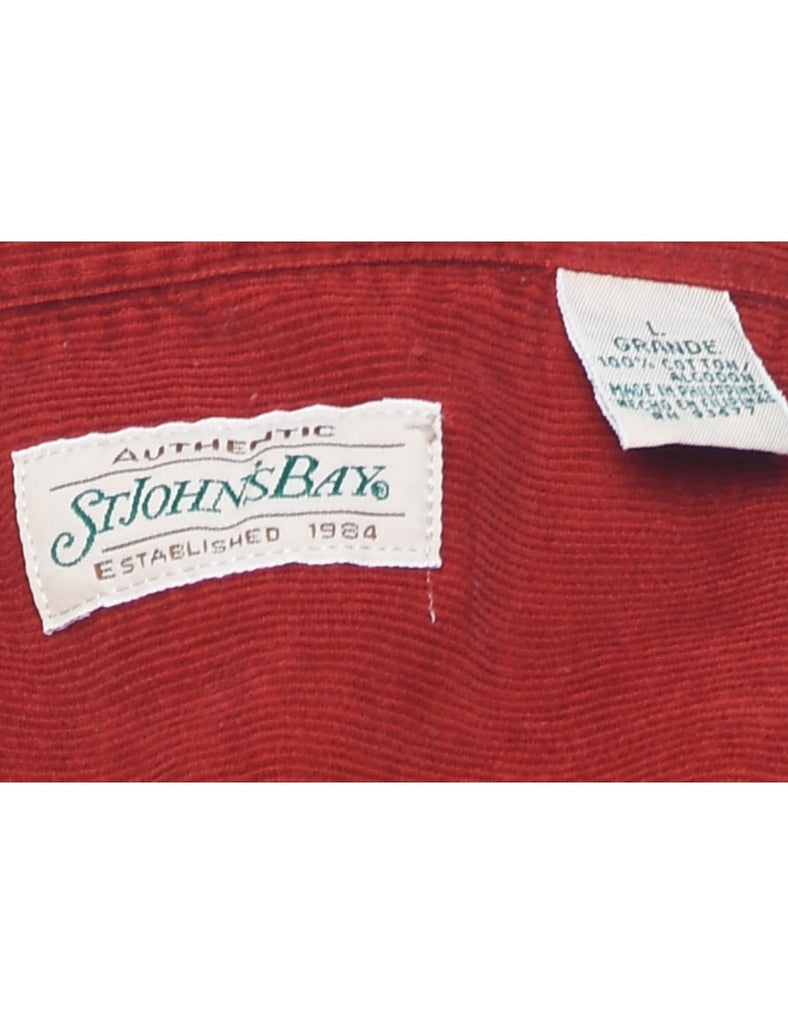 St John's Bay Corduroy Shirt - L