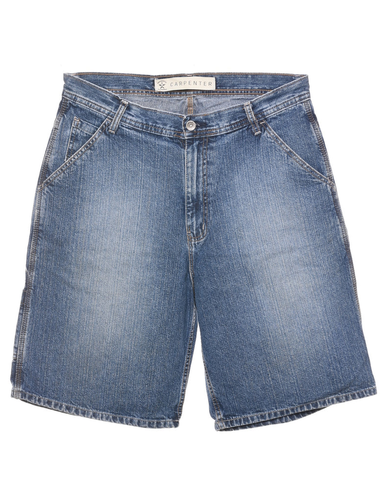 Stone Wash Denim Shorts - W34 L10