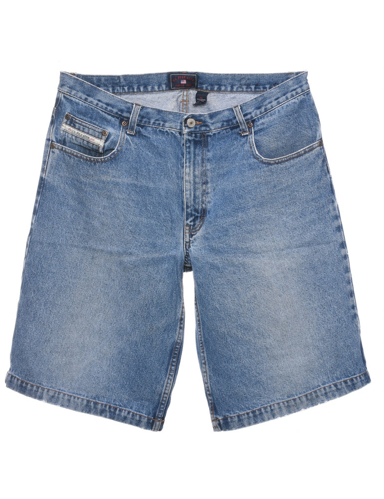 Stone Wash Denim Shorts - W36 L13