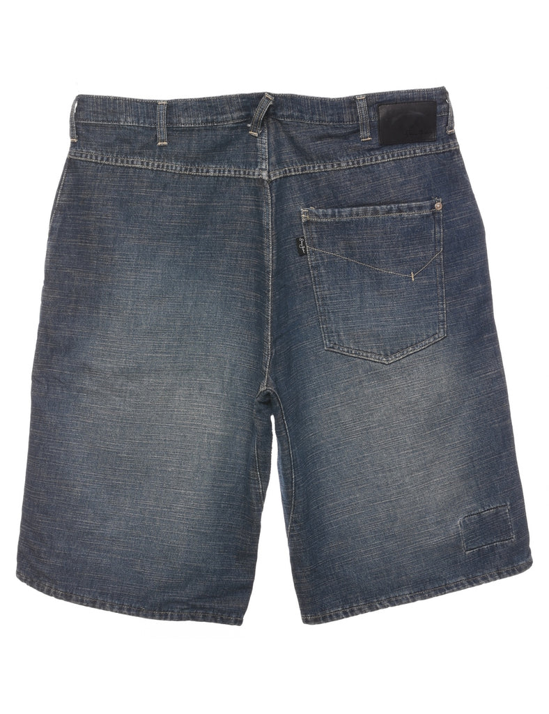 Stone Wash Denim Shorts - W40 L13