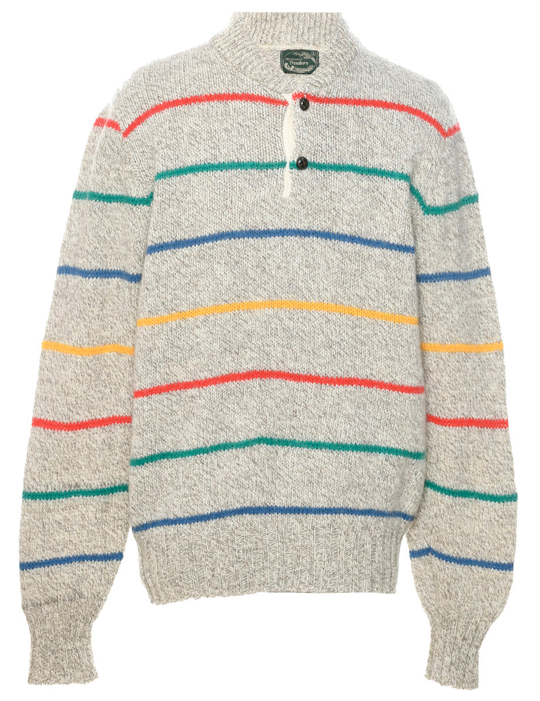 Striped Jumper - L